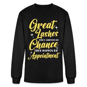 Lash Artist Eyelash Lover Great Lashes Chance By - Men's Long Sleeve T-Shirt - black - Front