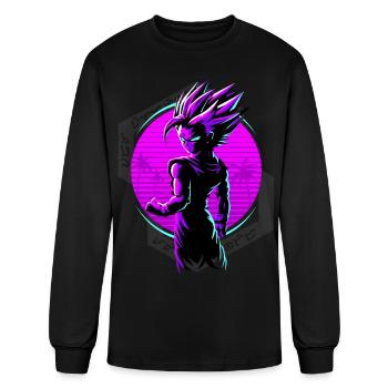 powerful martial artist who possesses latent pote - Men's Long Sleeve T-Shirt - black - Front