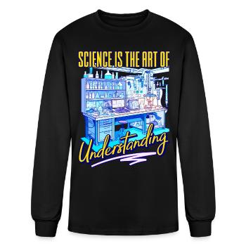 Science Is The Art Of Understanding Lab Tech Scien - Men's Long Sleeve T-Shirt - black - Front