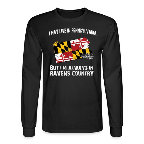 RavensCountryTee Pennsylvania 03 png - Men's Long Sleeve T-Shirt