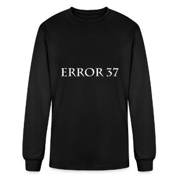 Error 37 - Men's Long Sleeve T-Shirt - black - Front