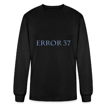 Error 37 - Men's Long Sleeve T-Shirt - black - Front