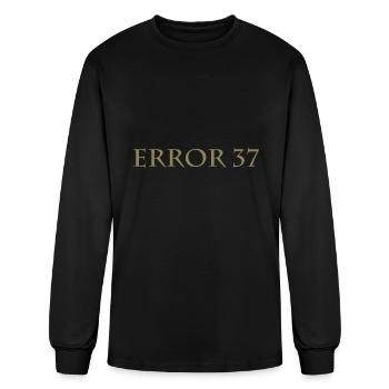 Error 37 - Men's Long Sleeve T-Shirt - black - Front