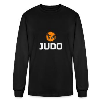 Judo - Men's Long Sleeve T-Shirt - black - Front