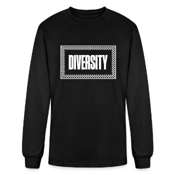Diversity Too - Men's Long Sleeve T-Shirt - black - Front