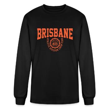 Brisbane Athletic Division - Men's Long Sleeve T-Shirt - black - Front