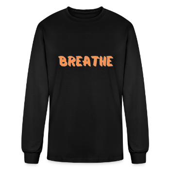 Breathe method - Men's Long Sleeve T-Shirt - black - Front