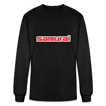Suzuki Samurai script emblem - AUTONAUT.com - Men's Long Sleeve T-Shirt - black - Front