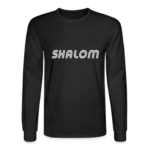 Shalom, Peace - Men's Long Sleeve T-Shirt