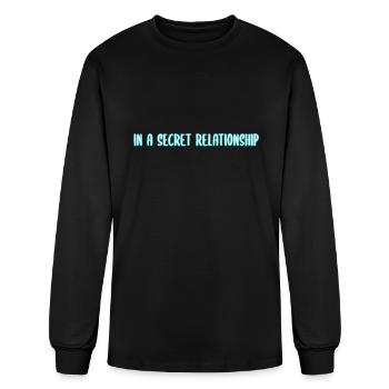 In A Secret Relationship Valentine - Men's Long Sleeve T-Shirt - black - Front