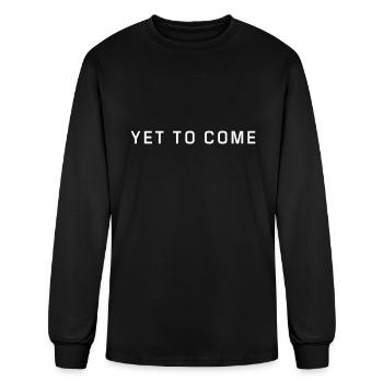 yet to come - Men's Long Sleeve T-Shirt - black - Front