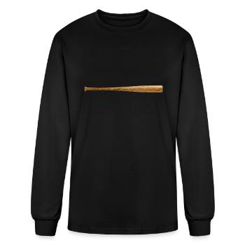 baseball bat - Men's Long Sleeve T-Shirt - black - Front