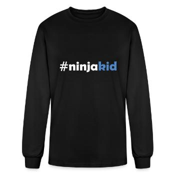 Ninja Warrior - Ninja Kid - Men's Long Sleeve T-Shirt - black - Front