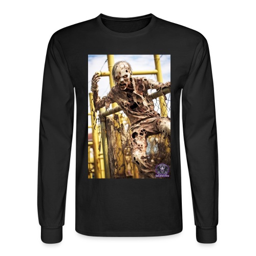 Zombie Kid Playground B08: Zombies Everyday Life - Men's Long Sleeve T-Shirt