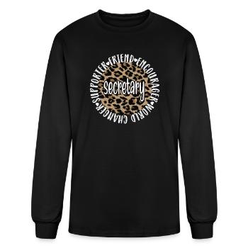 Proud Secretary Office Secretary Appreciation Gift - Men's Long Sleeve T-Shirt - black - Front