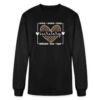 Secretary Appreciation Gifts Office Secretary Day - Men's Long Sleeve T-Shirt - black - Front