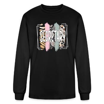 Secretary Appreciation Gifts Office Secretary Day - Men's Long Sleeve T-Shirt - black - Front
