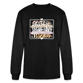 Secretary Appreciation Gifts Office Secretary Day - Men's Long Sleeve T-Shirt - black - Front