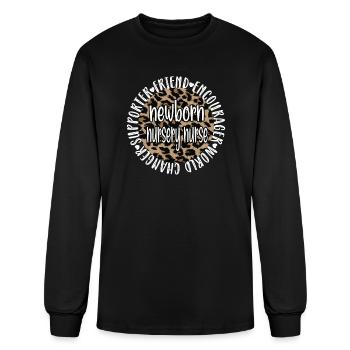 Best Newborn Nursery Nurse Newborn Nursery Nursing - Men's Long Sleeve T-Shirt - black - Front