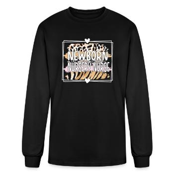 Newborn Nursery Nursing Best Newborn Nursery Nurse - Men's Long Sleeve T-Shirt - black - Front