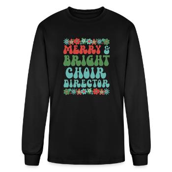 Choir Director Christmas Choir Directors Xmas Gift - Men's Long Sleeve T-Shirt - black - Front