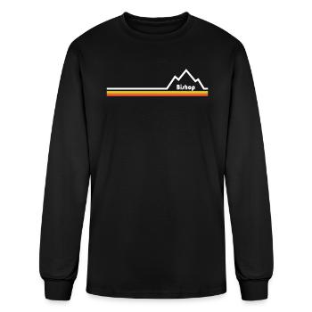 Bishop California - Men's Long Sleeve T-Shirt - black - Front