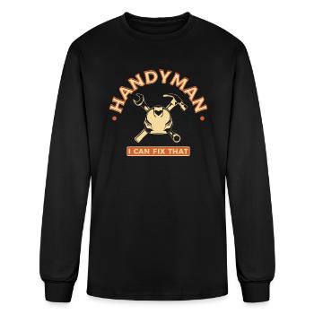 Handyman Gift - Men's Long Sleeve T-Shirt - black - Front