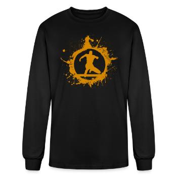 hurdling - Men's Long Sleeve T-Shirt - black - Front
