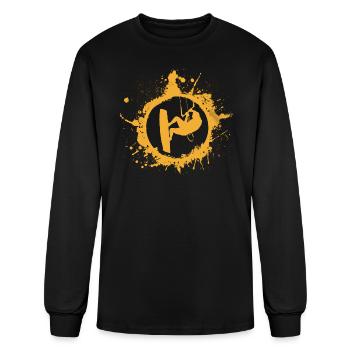 kite kitesurfing kitesurfing gift - Men's Long Sleeve T-Shirt - black - Front