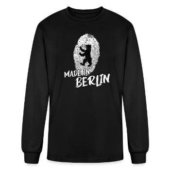 made in berlin berliner - Men's Long Sleeve T-Shirt - black - Front