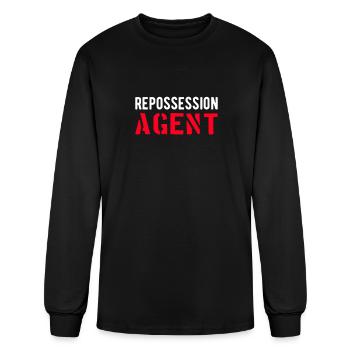 REPO AGENT: Repossession Agent - Men's Long Sleeve T-Shirt - black - Front