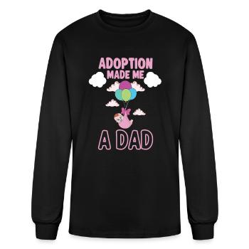 Funny Adoption Adoption Day Gifts Adoption Family - Men's Long Sleeve T-Shirt - black - Front