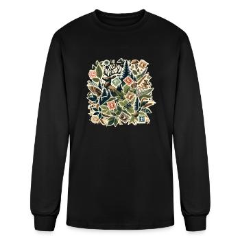 Philately Philatelist Stamp Collecting Stamp - Men's Long Sleeve T-Shirt - black - Front