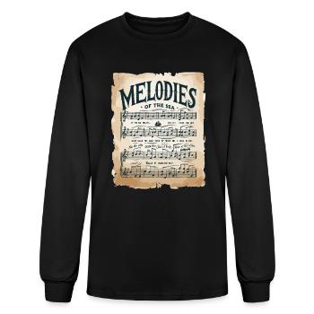 Sailors Sea Shanty Singing Ship Adventures - Men's Long Sleeve T-Shirt - black - Front
