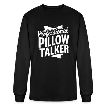 Sleep Talking Somniloquy Talking In Sleep Sleep - Men's Long Sleeve T-Shirt - black - Front
