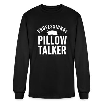 Sleep Talking Somniloquy Talking In Sleep Sleep - Men's Long Sleeve T-Shirt - black - Front