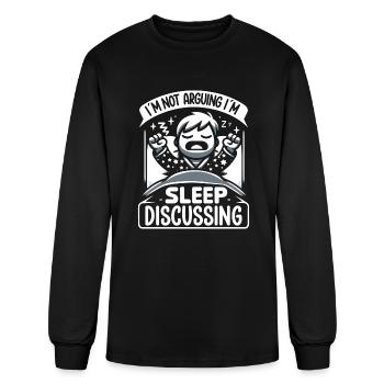 Sleep Talking Somniloquy Talking In Sleep Sleep - Men's Long Sleeve T-Shirt - black - Front