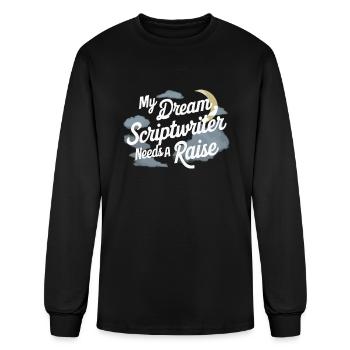 Sleep Talking Somniloquy Talking In Sleep Sleep - Men's Long Sleeve T-Shirt - black - Front