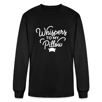 Sleep Talking Somniloquy Talking In Sleep Sleep - Men's Long Sleeve T-Shirt - black - Front