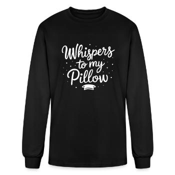 Sleep Talking Somniloquy Talking In Sleep Sleep - Men's Long Sleeve T-Shirt - black - Front
