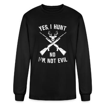 Ultimate Deer Hunting Lifestyle: Celebrate - Men's Long Sleeve T-Shirt - black - Front