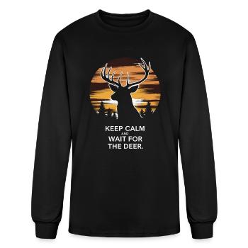 Ultimate Deer Hunting Lifestyle: Celebrate - Men's Long Sleeve T-Shirt - black - Front
