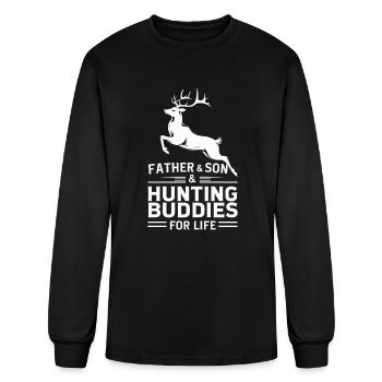 Ultimate Deer Hunting Lifestyle: Celebrate - Men's Long Sleeve T-Shirt - black - Front
