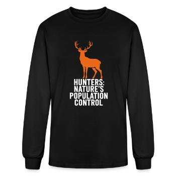 Ultimate Deer Hunting Lifestyle: Celebrate - Men's Long Sleeve T-Shirt - black - Front