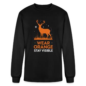 Ultimate Deer Hunting Lifestyle: Celebrate - Men's Long Sleeve T-Shirt - black - Front