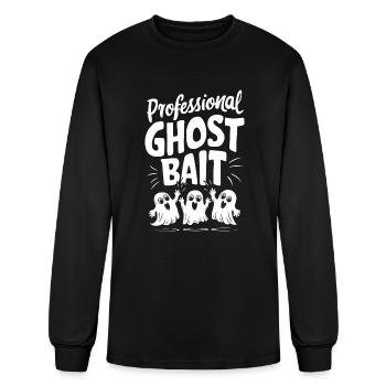 Ghost Bait Halloween Parapsychology Paranormal Gho - Men's Long Sleeve T-Shirt - black - Front