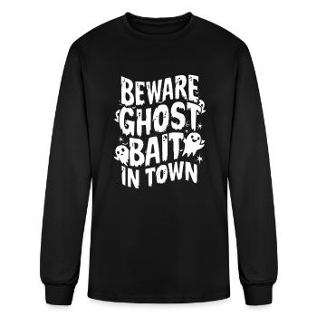 Ghost Bait Halloween Parapsychology Paranormal Gho - Men's Long Sleeve T-Shirt - black - Front