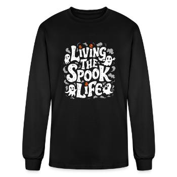 Ghost Bait Halloween Parapsychology Paranormal Gho - Men's Long Sleeve T-Shirt - black - Front
