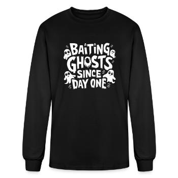 Ghost Bait Halloween Parapsychology Paranormal Gho - Men's Long Sleeve T-Shirt - black - Front