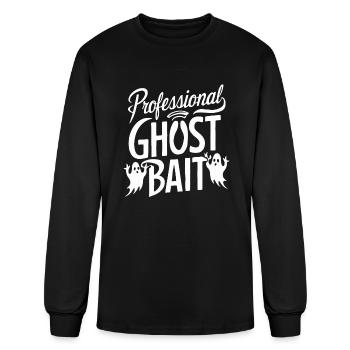 Ghost Bait Halloween Parapsychology Paranormal Gho - Men's Long Sleeve T-Shirt - black - Front